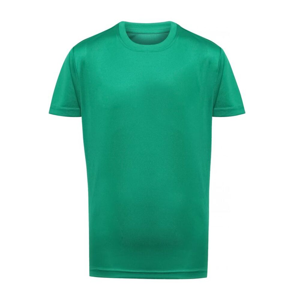 TriDri Unisex Childrens/Kids Performance T-Shirt / Bright Kelly